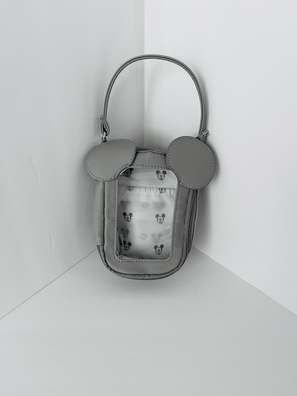 Disney Mickey Mouse Clear Window Mini Travel Pouch and Wristlet Purse